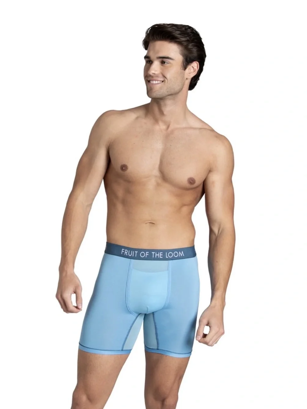 Fruit of the Loom Men’s 3-Pack 360 Stretch Boxer Briefs Navy / blue/Royal Blue